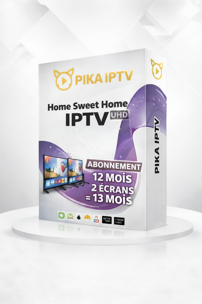 Abonnement IPTV Home Sweet Home 2 écrans - PIKA IPTV